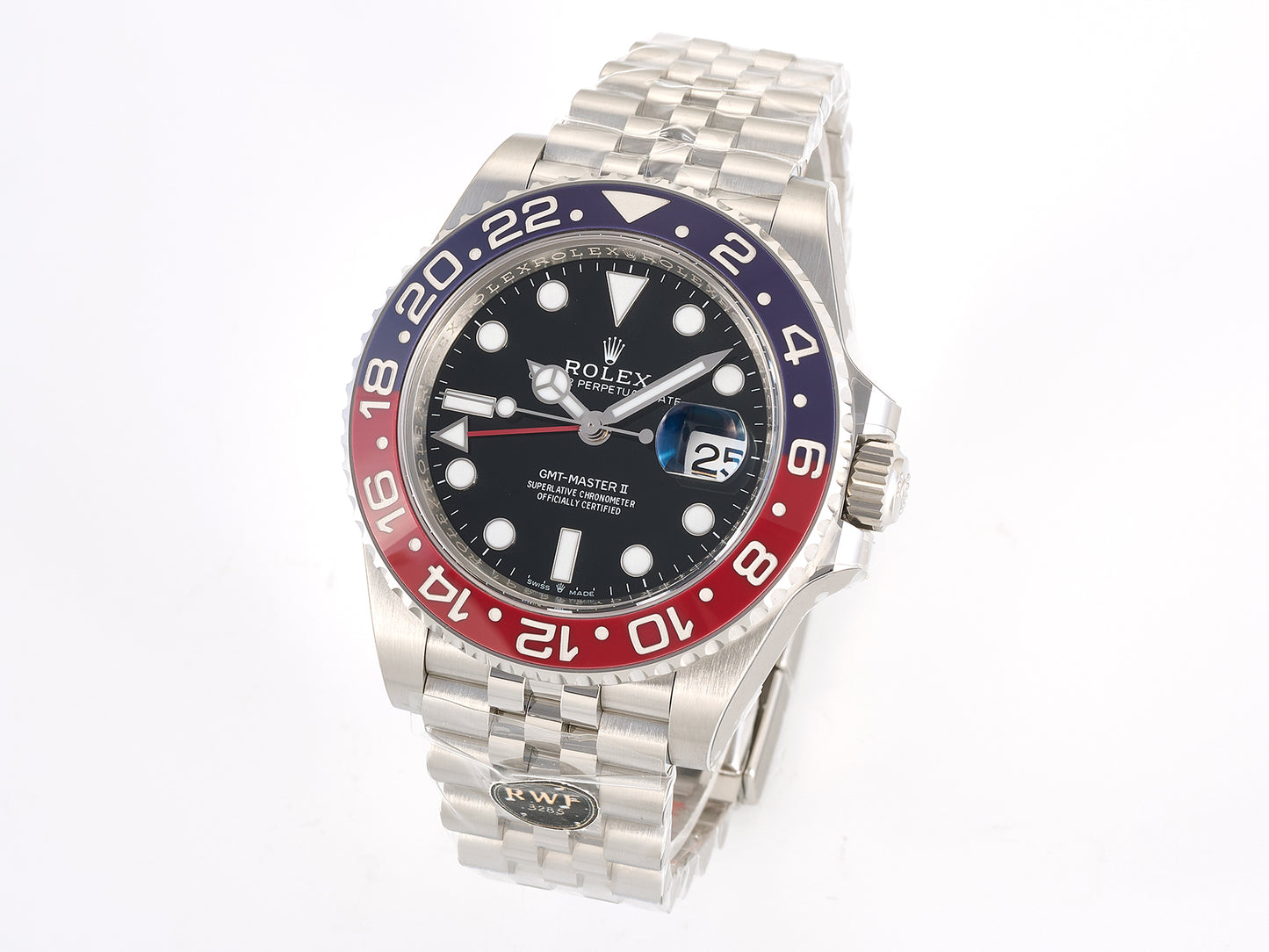 GMT-Master II 126710 BLRO 904L Steel RWF 1:1 Best Edition on Jubilee Bracelet JH3285 (Free Sprung)