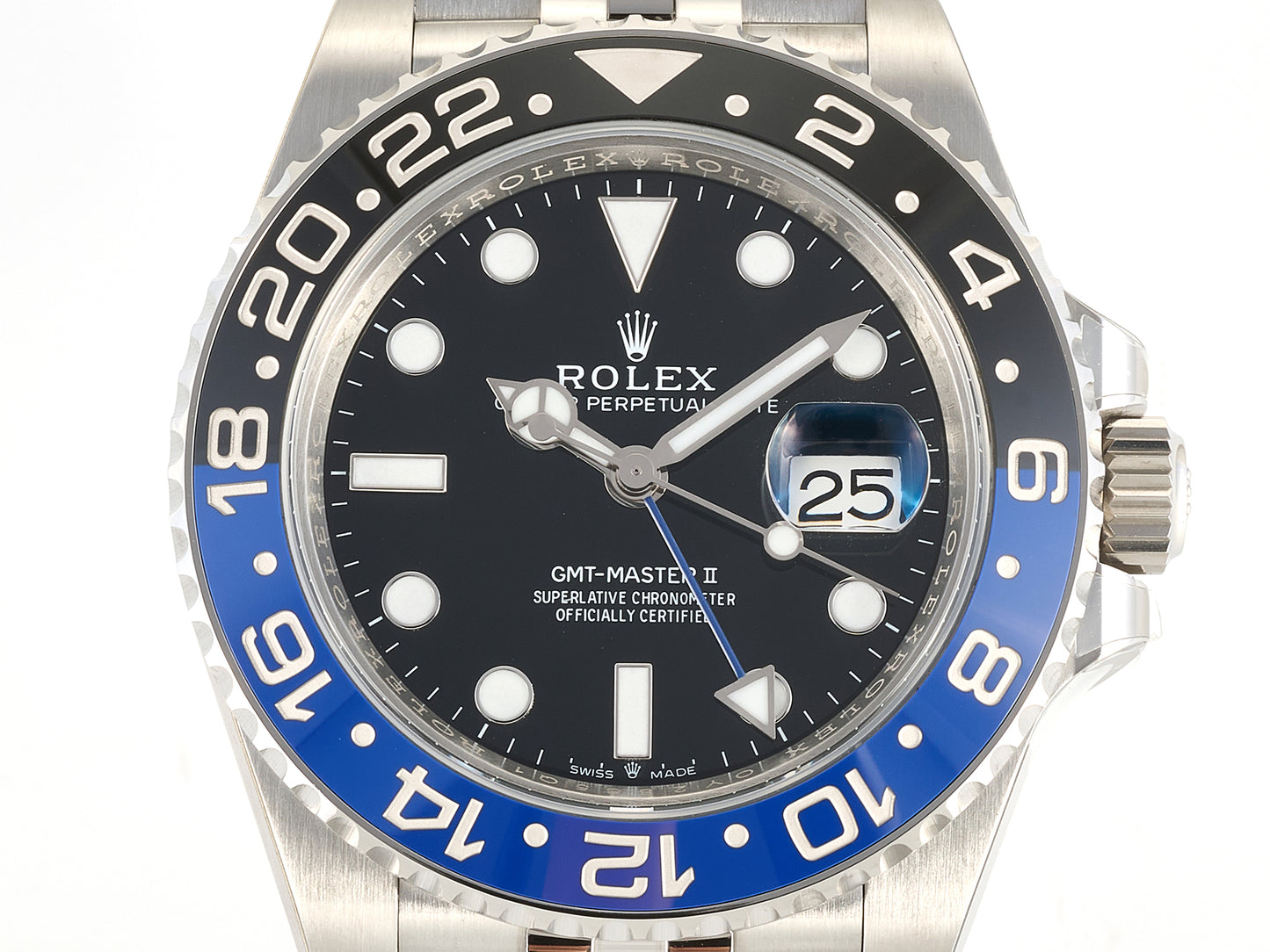 GMT-Master II 126710 BLNR 904L Steel RWF 1:1 Best Edition on Jubilee Bracelet JH3285 (Free Sprung)