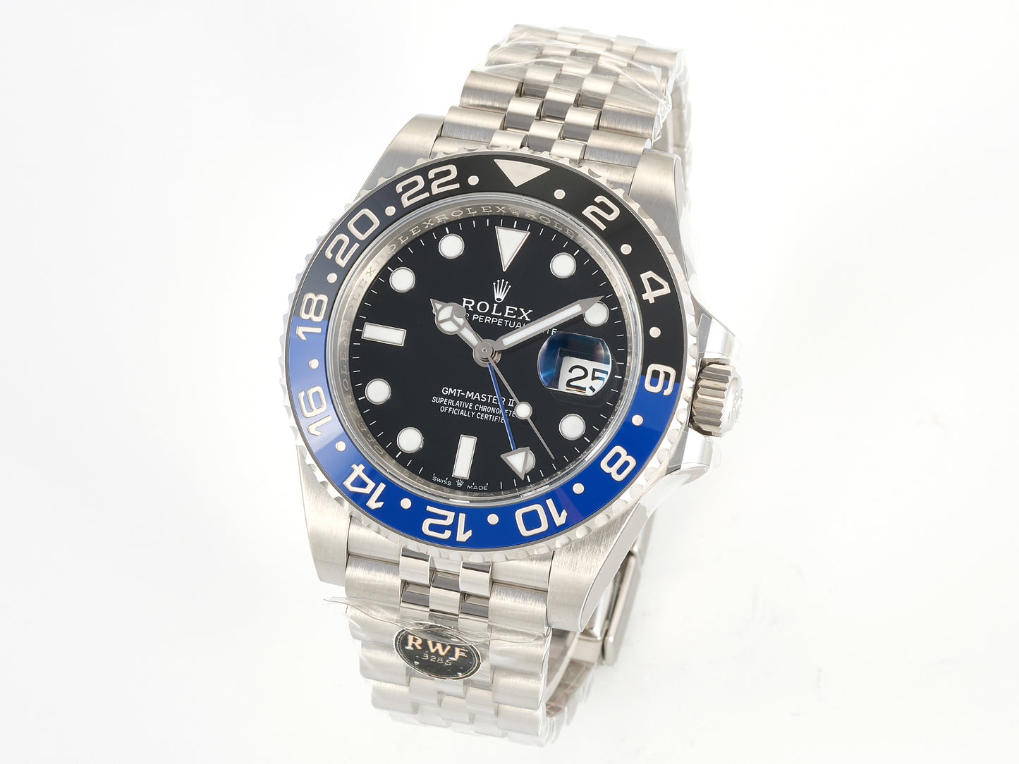 GMT-Master II 126710 BLNR 904L Steel RWF 1:1 Best Edition on Jubilee Bracelet JH3285 (Free Sprung)