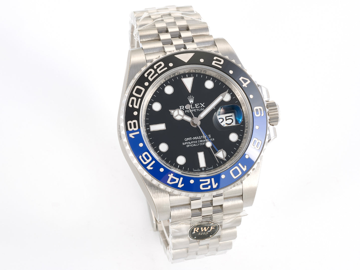 GMT-Master II 126710 BLNR 904L Steel RWF 1:1 Best Edition on Jubilee Bracelet JH3285 (Free Sprung)