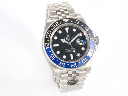 GMT-Master II 126710 BLNR 904L Steel RWF 1:1 Best Edition on Jubilee Bracelet JH3285 (Free Sprung)