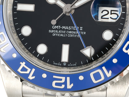 GMT-Master II 126710 BLNR 904L Steel RWF 1:1 Best Edition on Jubilee Bracelet JH3285 (Free Sprung)