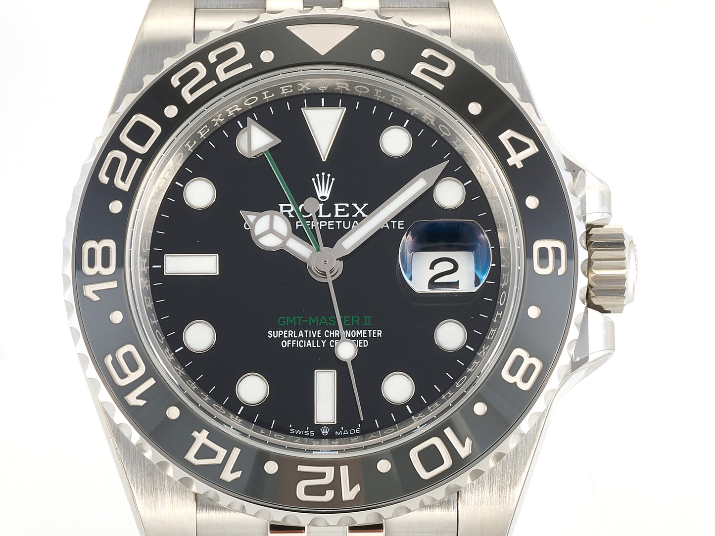 GMT-Master II 126710 GRNR 904L Steel RWF 1:1 Best Edition on Jubilee Bracelet JH3285 (Free Sprung)