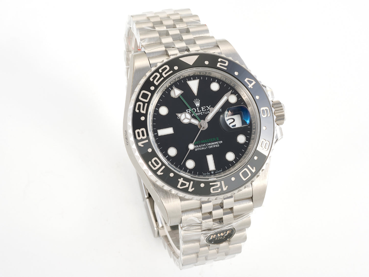 GMT-Master II 126710 GRNR 904L Steel RWF 1:1 Best Edition on Jubilee Bracelet JH3285 (Free Sprung)