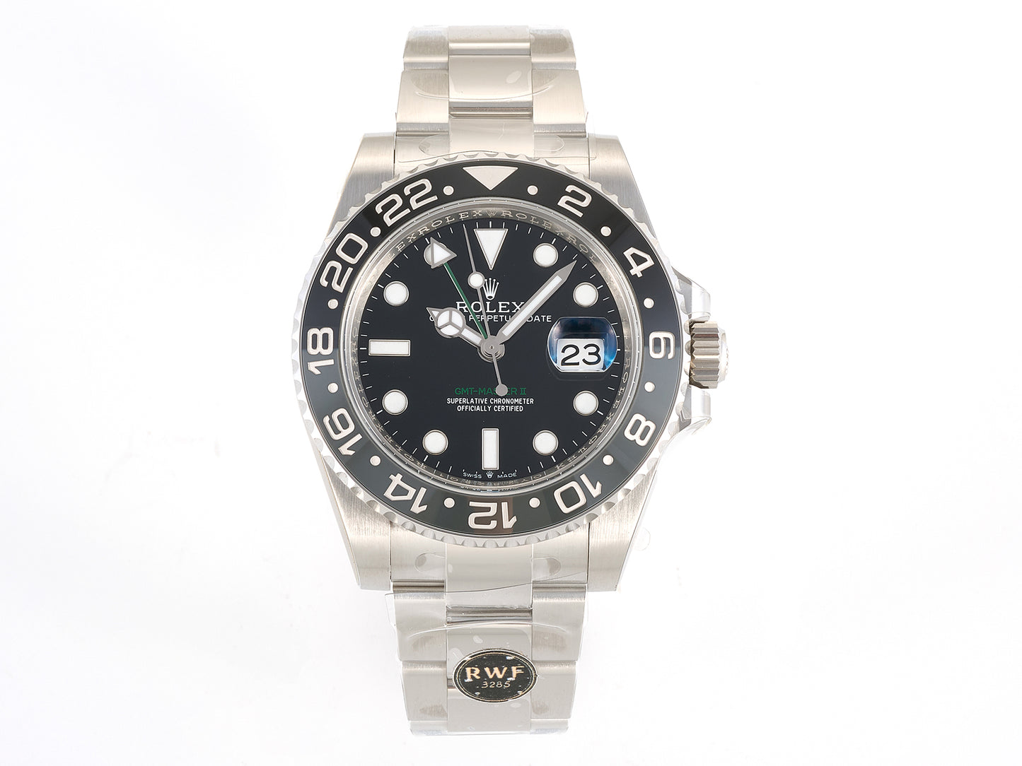 GMT-Master II 126710 GRNR 904L Steel RWF 1:1 Best Edition on Oyster Bracelet JH3285 (Free Sprung)
