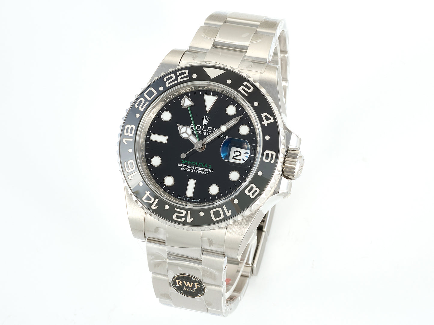 GMT-Master II 126710 GRNR 904L Steel RWF 1:1 Best Edition on Oyster Bracelet JH3285 (Free Sprung)