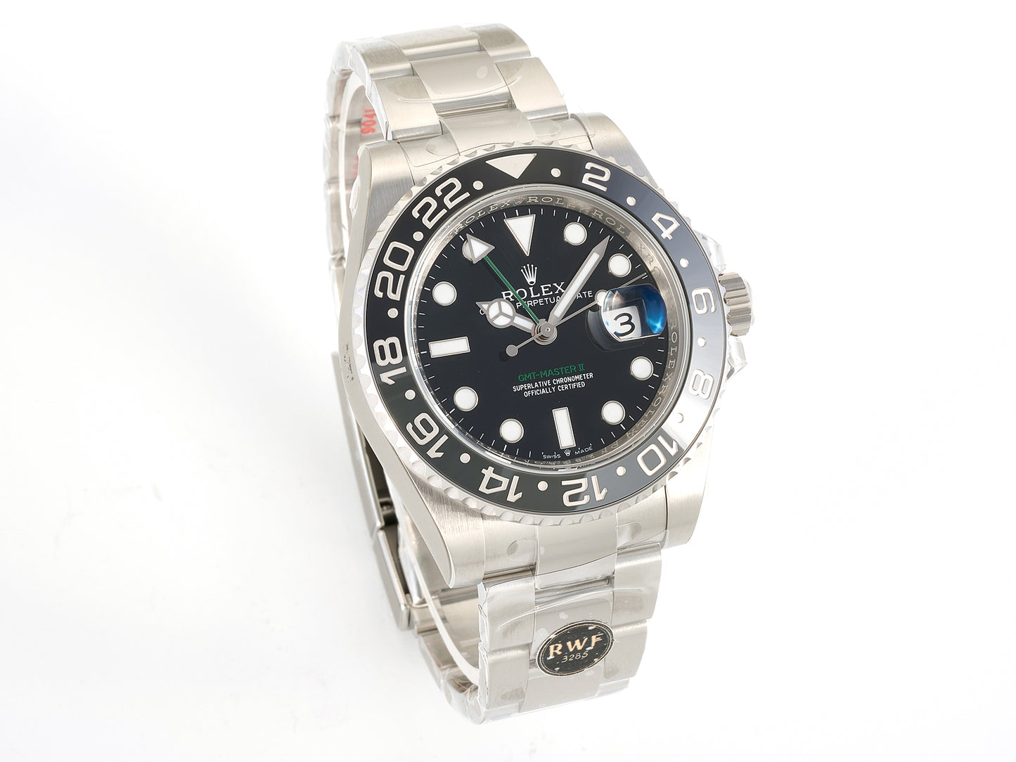 GMT-Master II 126710 GRNR 904L Steel RWF 1:1 Best Edition on Oyster Bracelet JH3285 (Free Sprung)