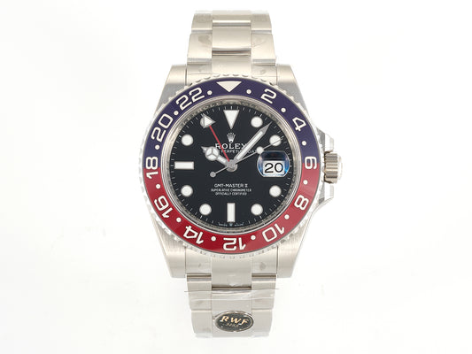 GMT-Master II 126710 BLRO 904L Steel RWF 1:1 Best Edition on Oyster Bracelet JH3285 (Free Sprung)