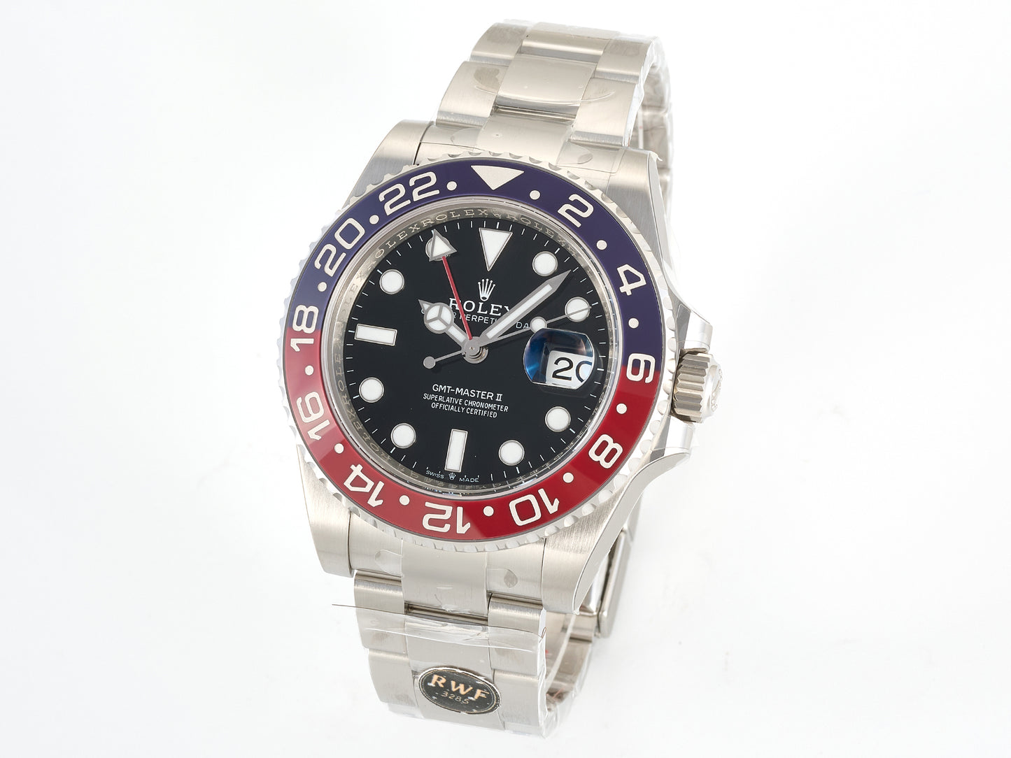 GMT-Master II 126710 BLRO 904L Steel RWF 1:1 Best Edition on Oyster Bracelet JH3285 (Free Sprung)