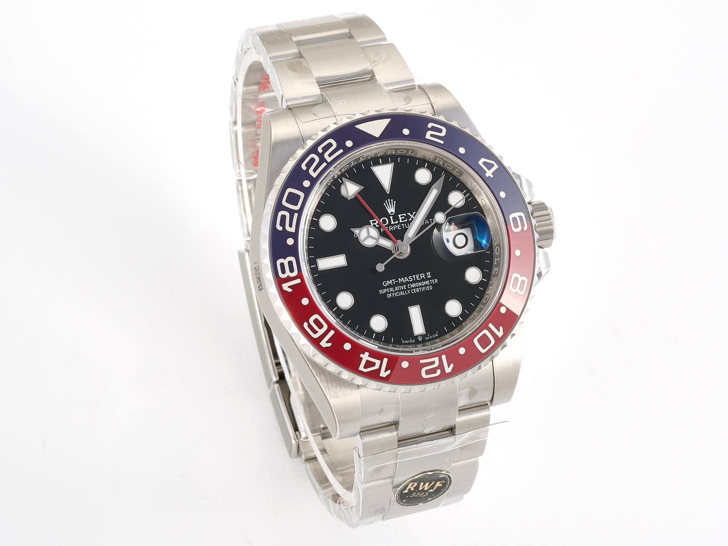 GMT-Master II 126710 BLRO 904L Steel RWF 1:1 Best Edition on Oyster Bracelet JH3285 (Free Sprung)