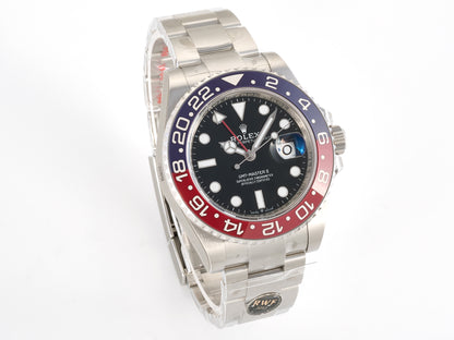 GMT-Master II 126710 BLRO 904L Steel RWF 1:1 Best Edition on Oyster Bracelet JH3285 (Free Sprung)