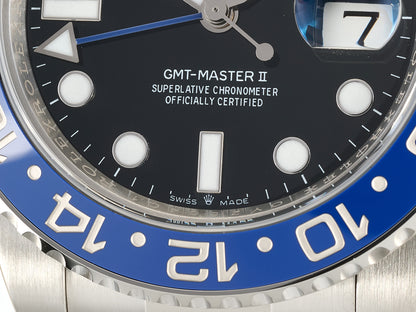GMT-Master II 126710 BLNR 904L Steel RWF 1:1 Best Edition on Oyster Bracelet JH3285 (Free Sprung)