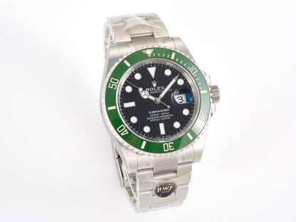 Submariner 41mm 126610 LV 2025 ‘Starbucks MK2’ Black Dial 904L Steel RWF 1:1 Best Edition DD3235