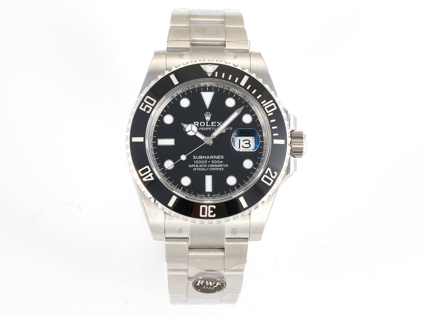 Submariner 41mm 126610 LN Black RWF 1:1 Best Edition 904L SS Case and Bracelet JH3235 (Free Sprung)