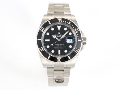Submariner 41mm 126610 LN Black RWF 1:1 Best Edition 904L SS Case and Bracelet JH3235 (Free Sprung)