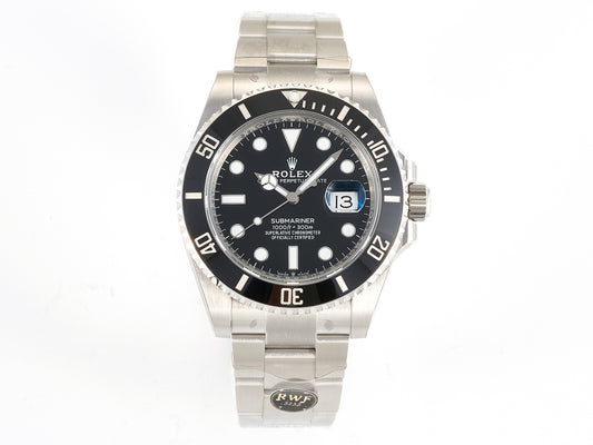 Submariner 41mm 126610 LN Black RWF 1:1 Best Edition 904L SS Case and Bracelet JH3235 (Free Sprung)