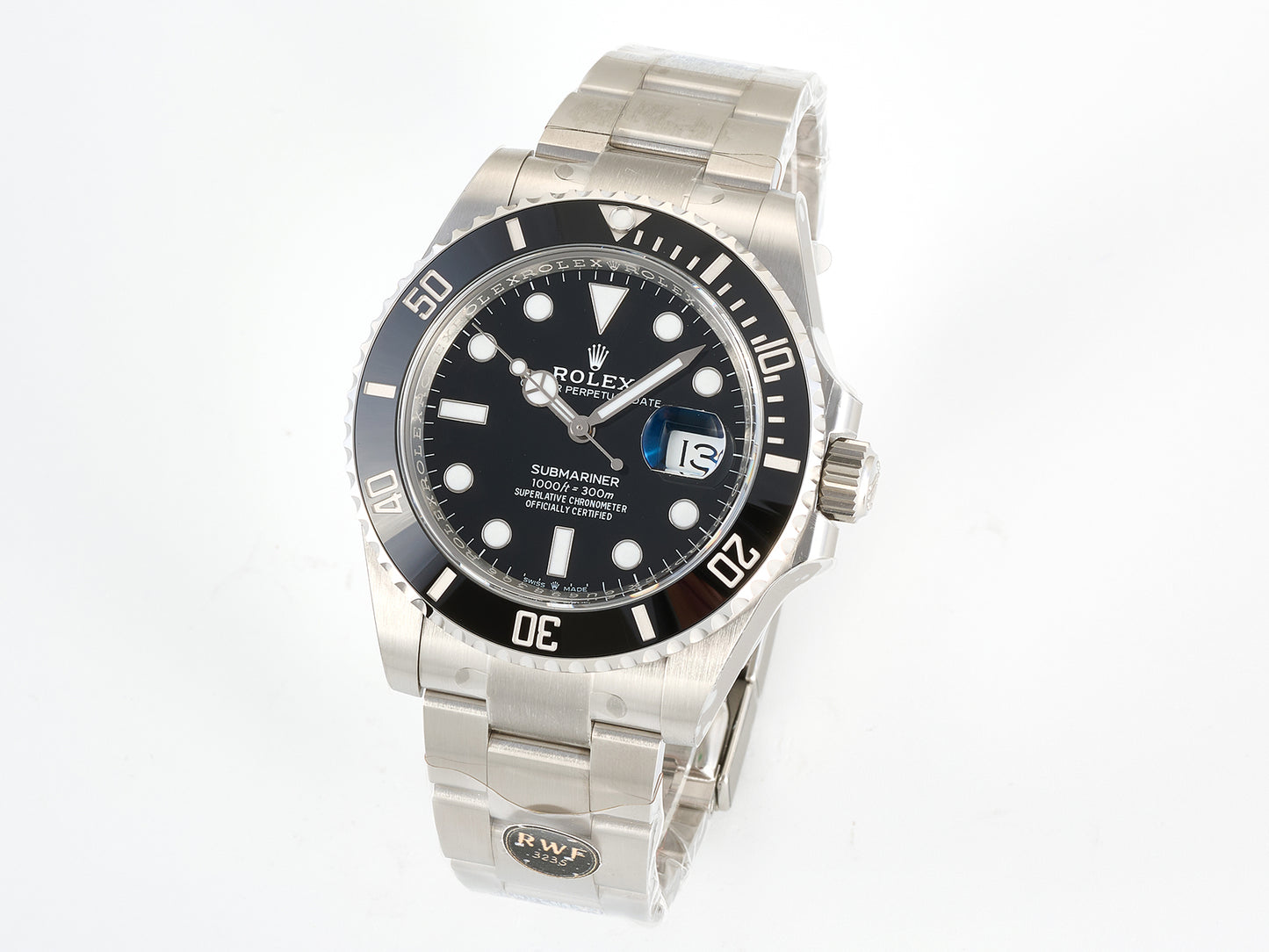 Submariner 41mm 126610 LN Black RWF 1:1 Best Edition 904L SS Case and Bracelet JH3235 (Free Sprung)