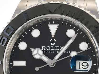 Yacht-Master 226627 Titanium RWF 1:1 Best Edition Black Dial on Titanium Bracelet JH3235 (Free Sprung)