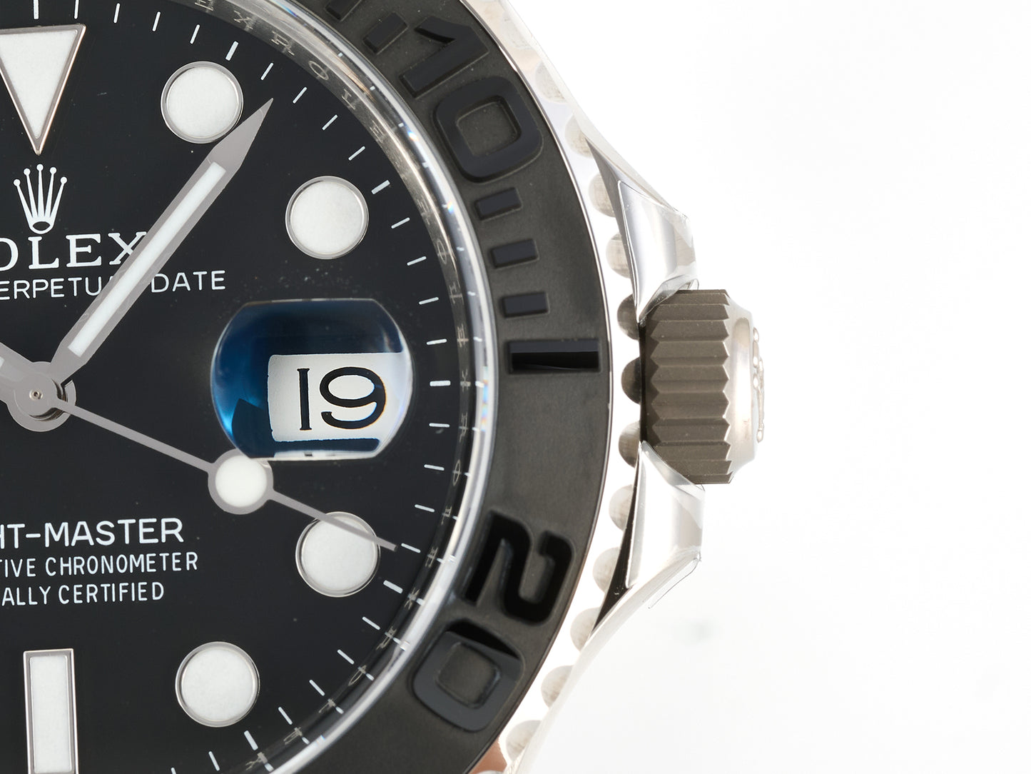 Yacht-Master 226627 Titanium RWF 1:1 Best Edition Black Dial on Titanium Bracelet JH3235 (Free Sprung)