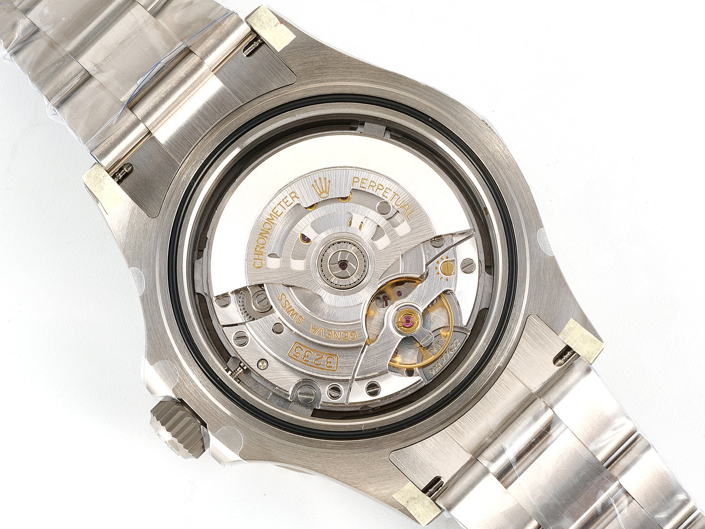 Yacht-Master 226627 Titanium RWF 1:1 Best Edition Black Dial on Titanium Bracelet JH3235 (Free Sprung)
