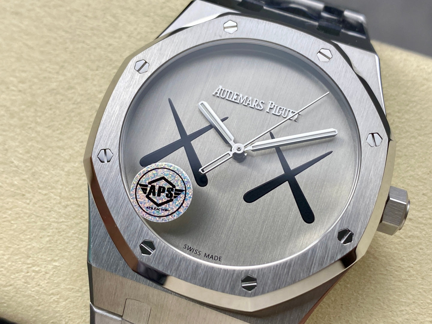 Royal Oak KAWS SS APSF 1:1 Best Edition XX Dial on SS Bracelet SA4302 Super Clone