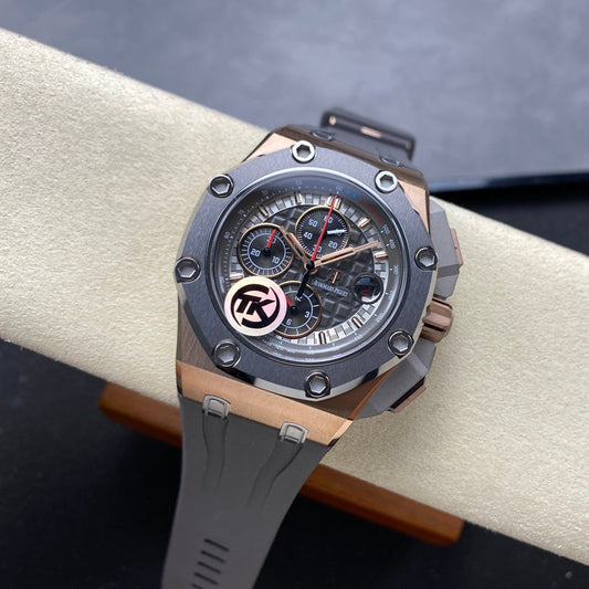 Royal Oak Offshore Schumacher RG TKF Best Edition Gray/Black Dial on Gray Rubber Strap A3126