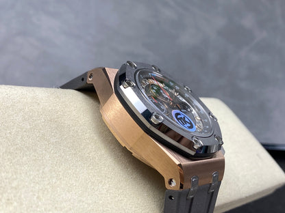 Royal Oak Offshore Schumacher RG TKF Best Edition Gray/Black Dial on Gray Rubber Strap A3126