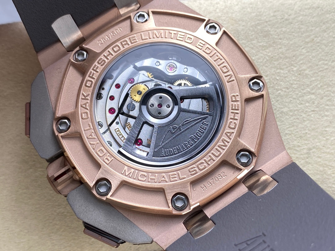 Royal Oak Offshore Schumacher RG TKF Best Edition Gray/Black Dial on Gray Rubber Strap A3126