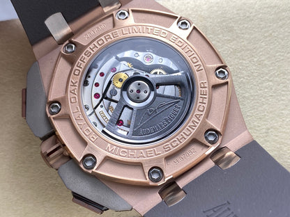 Royal Oak Offshore Schumacher RG TKF Best Edition Gray/Black Dial on Gray Rubber Strap A3126