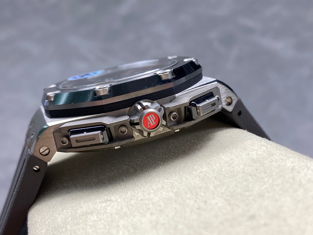 Royal Oak Offshore Schumacher SS TKF Best Edition Gray/Black Dial on Gray Rubber Strap A3126