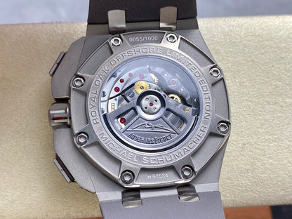 Royal Oak Offshore Schumacher SS TKF Best Edition Gray/Black Dial on Gray Rubber Strap A3126