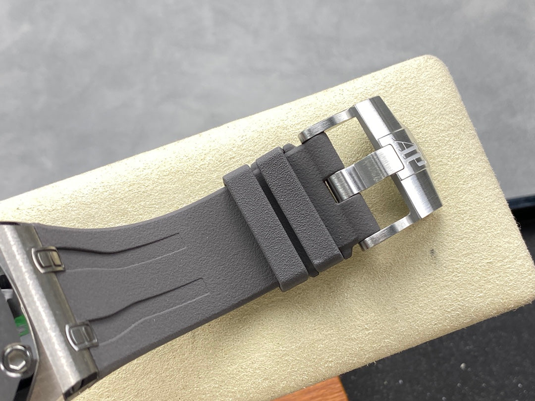 Royal Oak Offshore Schumacher SS TKF Best Edition Gray/Black Dial on Gray Rubber Strap A3126