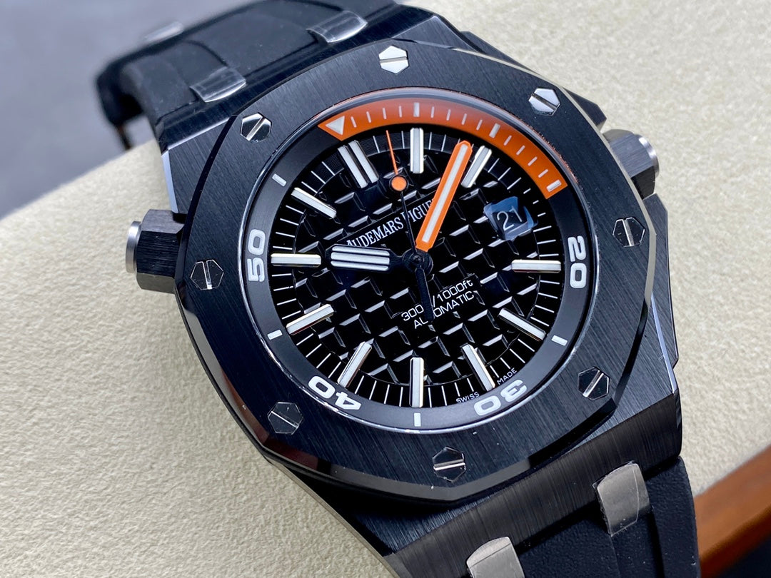 Royal Oak Offshore Diver 15707 Black Ceramic APSF 1:1 Best Edition SA3120 Super Clone
