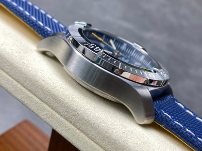 Avenger Chrono SS TF 1:1 Best Edition Blue Dial on Blue Nylon Strap A7750 V2