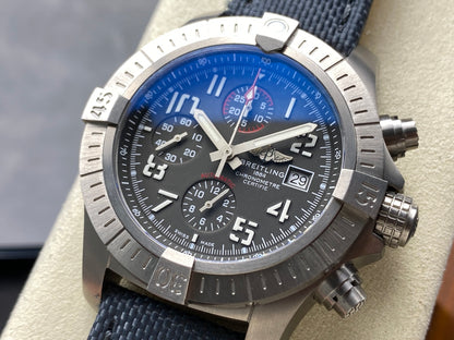 Avenger Chrono Titanium TF 1:1 Best Edition Gray Dial on Gray Nylon Strap A7750 V2