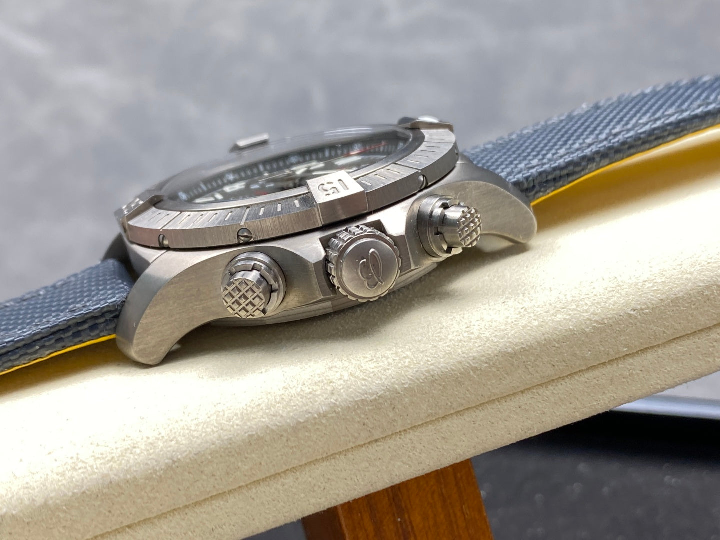 Avenger Chrono Titanium TF 1:1 Best Edition Gray Dial on Gray Nylon Strap A7750 V2