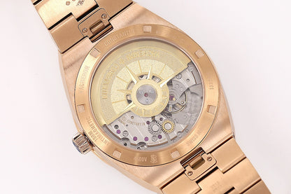 Overseas 4520V RG V2 ZF 1:1 Best Edition Green Dial On RG Bracelet Super Clone A5100