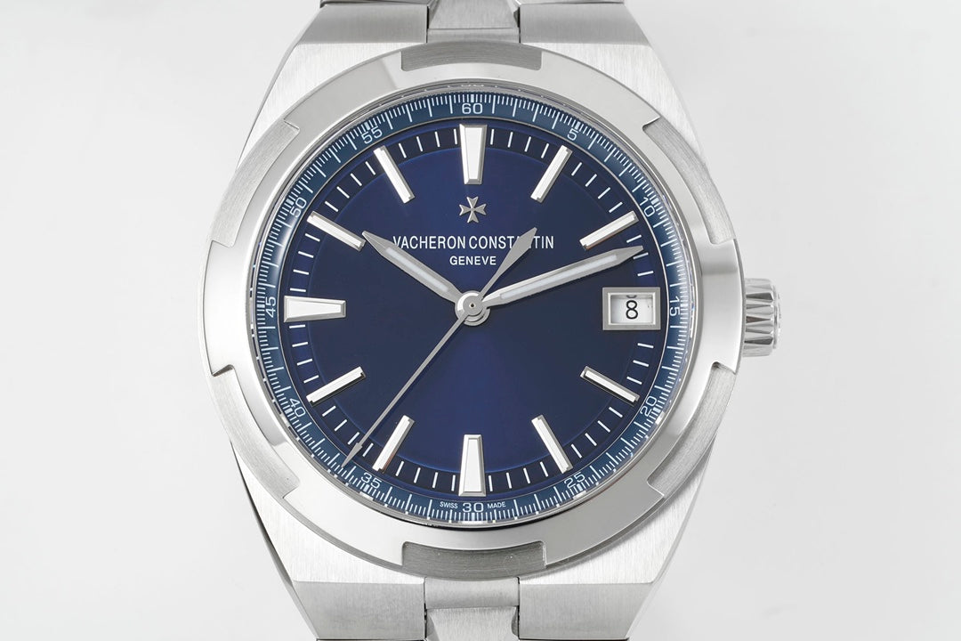 Overseas 4500V SS ZF 1:1 Best Edition Blue Dial On SS Bracelet Asian Super Clone 5100 V2