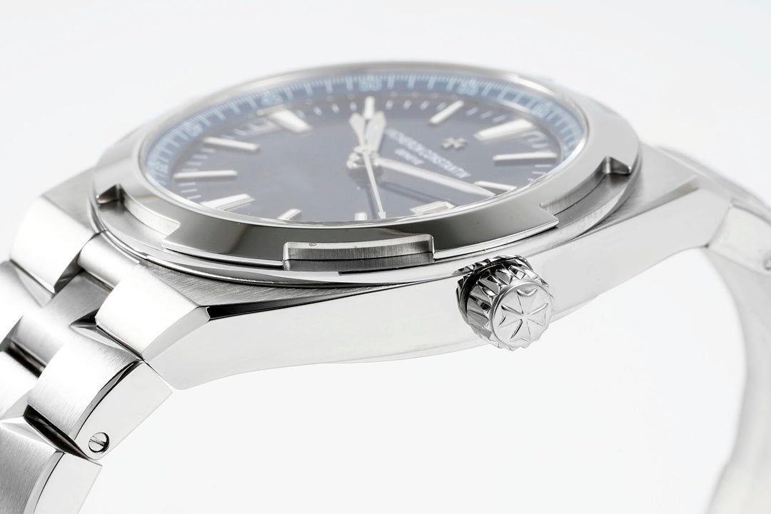 Overseas 4500V SS ZF 1:1 Best Edition Blue Dial On SS Bracelet Asian Super Clone 5100 V2