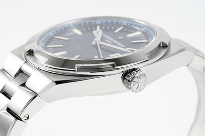 Overseas 4500V SS ZF 1:1 Best Edition Blue Dial On SS Bracelet Asian Super Clone 5100 V2