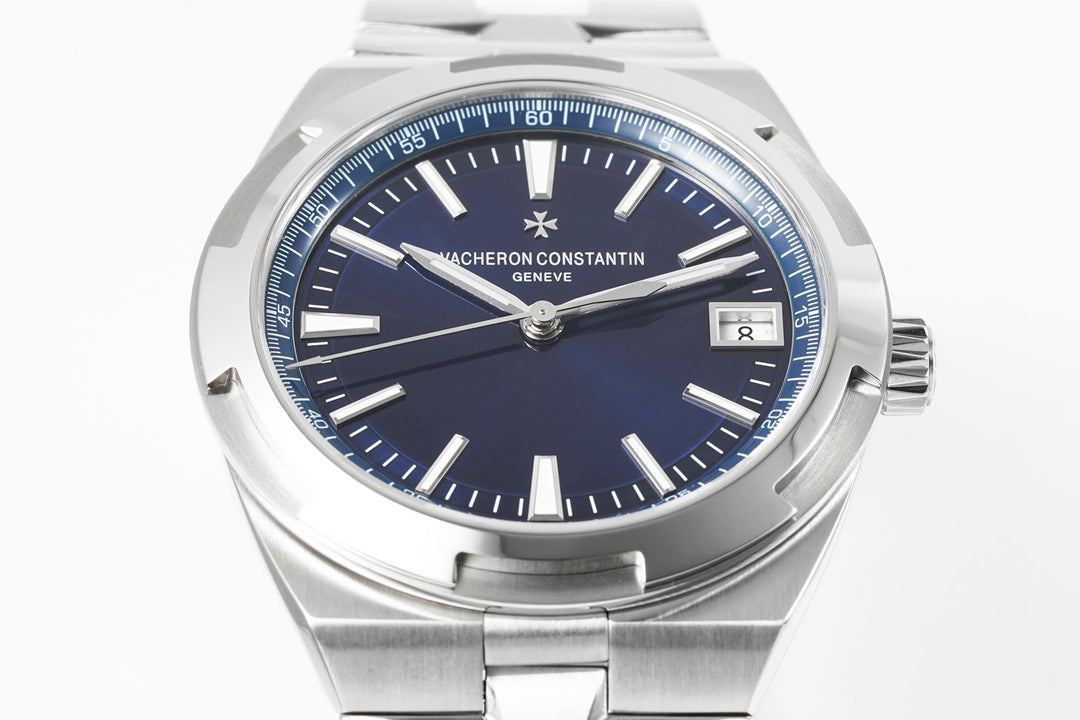 Overseas 4500V SS ZF 1:1 Best Edition Blue Dial On SS Bracelet Asian Super Clone 5100 V2