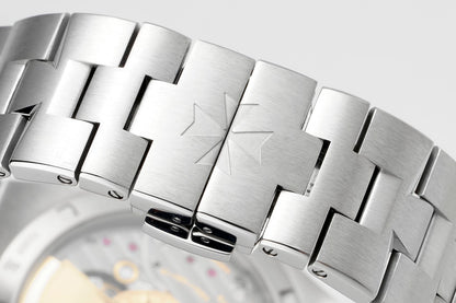 Overseas 4500V SS ZF 1:1 Best Edition Black Dial On SS Bracelet Asian Super Clone 5100 V2