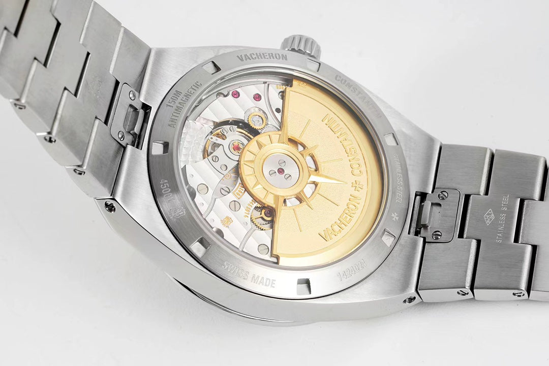 Overseas 4500V SS ZF 1:1 Best Edition Brown Dial On SS Bracelet Asian Super Clone 5100 V2