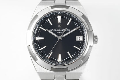 Overseas 4500V SS ZF 1:1 Best Edition Black Dial On SS Bracelet Asian Super Clone 5100 V2