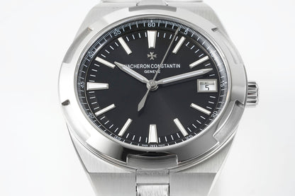 Overseas 4500V SS ZF 1:1 Best Edition Black Dial On SS Bracelet Asian Super Clone 5100 V2