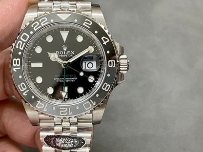 GMT-Master II 126710 GRNR Black/Gray Ceramic Clean Factory 1:1 Best Edition on Jubilee Bracelet DD3285 CHS V3