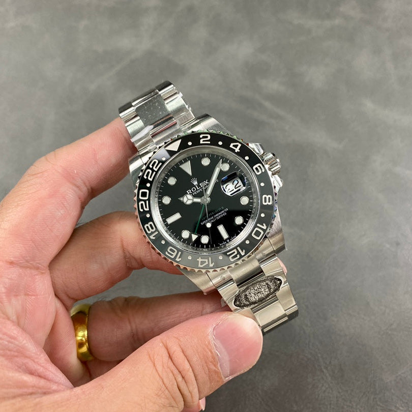 GMT-Master II 126710 GRNR Black/Gray Ceramic Clean Factory 1:1 Best Edition on Oyster Bracelet DD3285 CHS V3