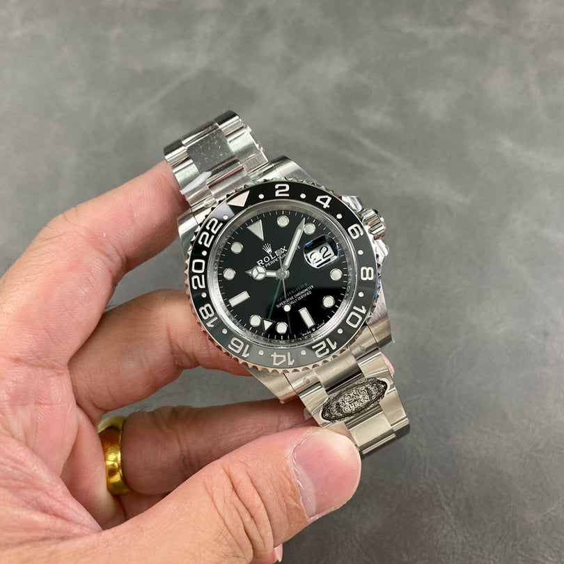 GMT-Master II 126710 GRNR Black/Gray Ceramic Clean Factory 1:1 Best Edition on Jubilee Bracelet DD3285 CHS V3