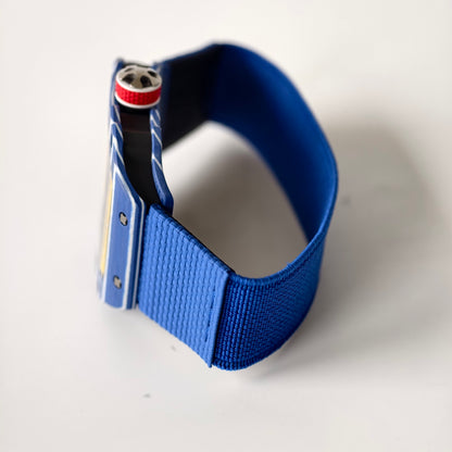 Umi Maker's RM67-02 Blue NTPT Fernando Yellow/Red/Blue Skeleton Dial on Nylon strap CRMA7 Clone V2