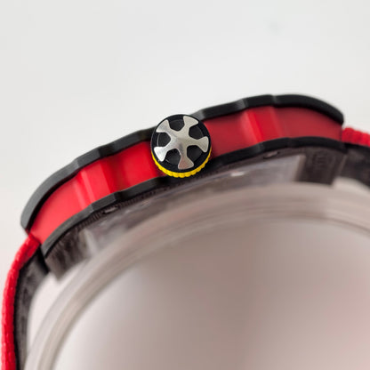 Umi Maker's RM67-02 Black NTPT Alexander Black/Red/Yellow Skeleton Dial on Nylon strap CRMA7 Clone V2